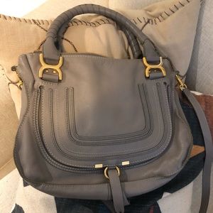 Chloe Medium Marcie Calfskin Leather Satchel